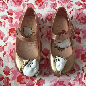 Mini Melissa beauty and the beast shoes